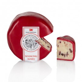 Snowdonia - Bouncing Berry, Cheddar & Áfonya, piros Wachs 200 g