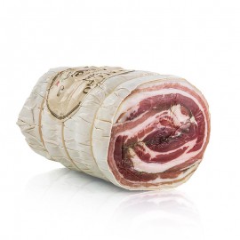 Pancetta - Húsos szalonna, hengerelve, Toszkánából, Montalcino Salumi kb. 2,75 kg