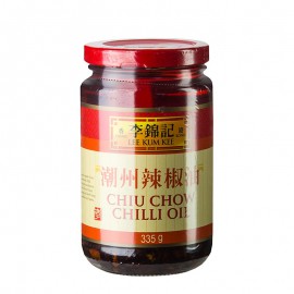Chili olaj Chiu Chow ”, szójaszósszal és fokhagymával ízesítve, Lee Kum Kee 335 g”