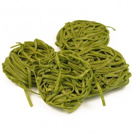SASSELLA - friss Tagliarini spenóttal, zöld, szalagos tészta, 3 mm, 500 g