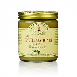 R. Feldt - Quillaja méz, Chile, sötét sárga, krémes aromás, diós 500 g