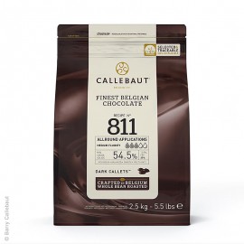 Étcsokoládé, Callets, 54,5% Kakaó, 2,5 kg