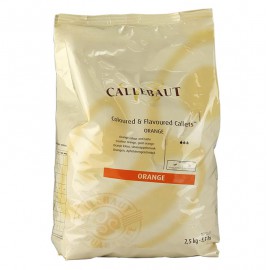 Aromásított Couverture - Narancs Callets, Callebaut 2,5 kg