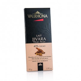 Jivara - Tejcsokoládé, karamellizált pekándió chipsszel, 40% Kakaó 85 g