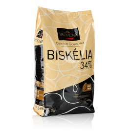 Biskelia, tejcsokoládé Couverture, 34%, Callets, Valrhona 3 kg