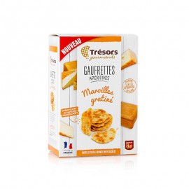 Bar Snack Trésors - Gaufrettes, Francia Mini gofri Maroilles sajttal 60 g