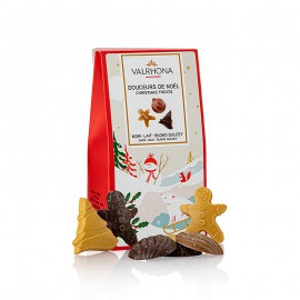 Valrhona - Karácsonyi csokoládé díszek (Douceurs de Noel) 140 g