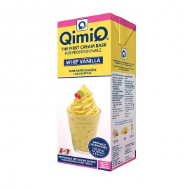 QimiQ Whip Vanília, hidegen felverhető tejszín desszert, 17% zsír, 1 kg