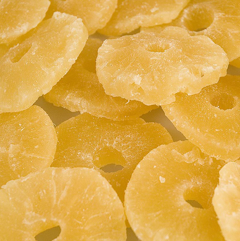 Ananász gyűrűk, szárított, cukrozott, kéneztett 1 kg